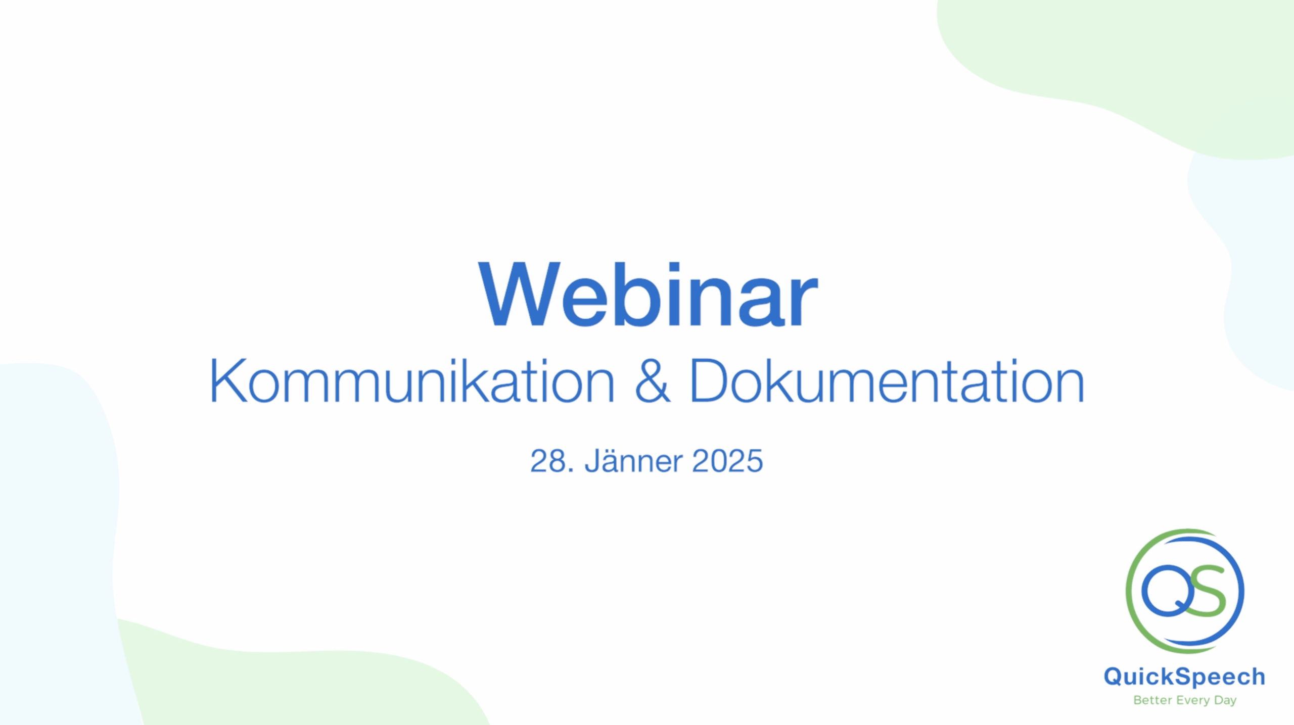 Webinar Kommunikation&Dokumentation