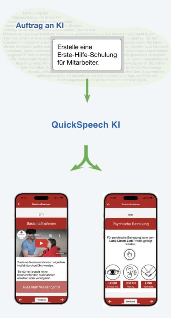Generative KI QuickSpeech