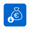 Geringere Kosten Icon